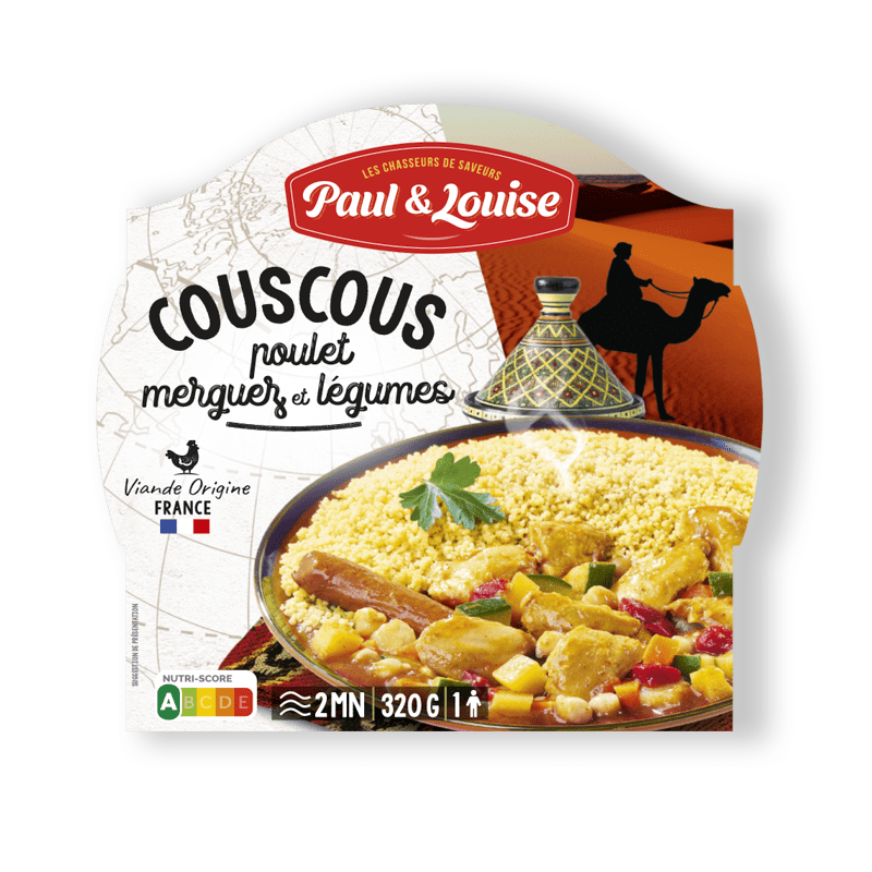 Plat cuisiné Couscous poulet merguez CARREFOUR SENSATION